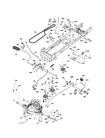 Drive parts for Craftsman Front-Engine Lawn Tractor 917254060 from AppliancePartsPros.com