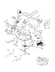 Mower parts for Craftsman Front-Engine Lawn Tractor 917254060 from AppliancePartsPros.com