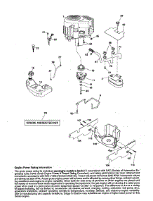 Engine parts for Craftsman Front-Engine Lawn Tractor 917254061 from AppliancePartsPros.com