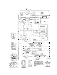 Schematic Diagram parts for Craftsman Front-Engine Lawn Tractor 917254061 from AppliancePartsPros.com