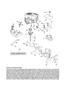 Engine parts for Craftsman Front-Engine Lawn Tractor 917254064 from AppliancePartsPros.com