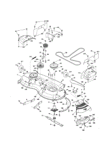 Mower parts for Craftsman Front-Engine Lawn Tractor 917254064 from AppliancePartsPros.com