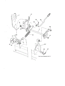 Mower Lift parts for Craftsman Front-Engine Lawn Tractor 917254064 from AppliancePartsPros.com