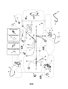 Electrical parts for Craftsman Front-Engine Lawn Tractor 917254090 from AppliancePartsPros.com