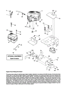 Engine parts for Craftsman Front-Engine Lawn Tractor 917254090 from AppliancePartsPros.com