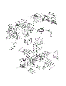 Chassis And Enclosures parts for Craftsman Front-Engine Lawn Tractor 917254091 from AppliancePartsPros.com