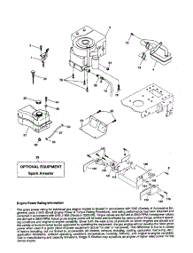 Engine parts for Craftsman Front-Engine Lawn Tractor 917254110 from AppliancePartsPros.com