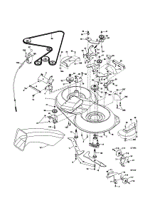 Mower parts for Craftsman Front-Engine Lawn Tractor 917254110 from AppliancePartsPros.com