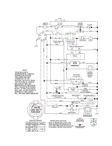 Schematic Diagram parts for Craftsman Front-Engine Lawn Tractor 917254110 from AppliancePartsPros.com