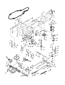 Drive parts for Craftsman Front-Engine Lawn Tractor 917254121 from AppliancePartsPros.com