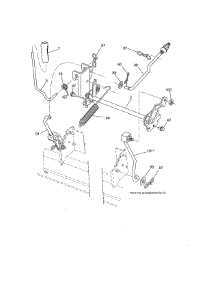 Mower Lift parts for Craftsman Front-Engine Lawn Tractor 917254131 from AppliancePartsPros.com