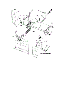 Lift parts for Craftsman Front-Engine Lawn Tractor 917254141 from AppliancePartsPros.com