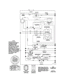 Schematic Diagram parts for Craftsman Front-Engine Lawn Tractor 917254141 from AppliancePartsPros.com