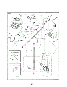 Electrical parts for Craftsman Front-Engine Lawn Tractor 917254142 from AppliancePartsPros.com