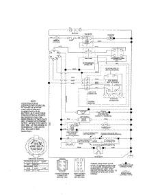 Schematic Diagram parts for Craftsman Front-Engine Lawn Tractor 917254142 from AppliancePartsPros.com