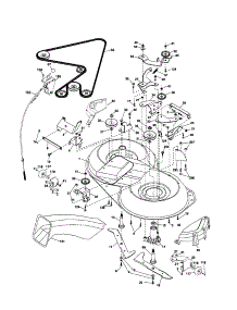 Mower parts for Craftsman Front-Engine Lawn Tractor 917254150 from AppliancePartsPros.com