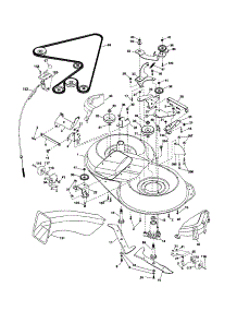 Mower parts for Craftsman Front-Engine Lawn Tractor 917254160 from AppliancePartsPros.com
