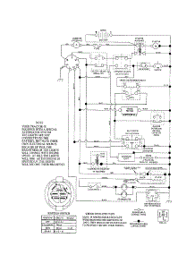 Schematic Diagram parts for Craftsman Front-Engine Lawn Tractor 917254160 from AppliancePartsPros.com