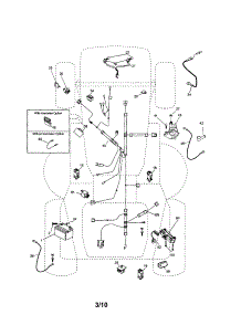 Electrical parts for Craftsman Front-Engine Lawn Tractor 917254161 from AppliancePartsPros.com