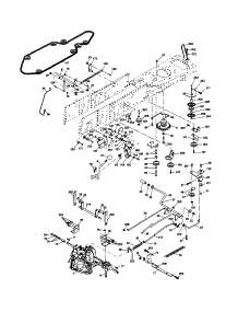 Drive parts for Craftsman Front-Engine Lawn Tractor 917254161 from AppliancePartsPros.com