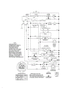 Schematic Diagram parts for Craftsman Front-Engine Lawn Tractor 917254161 from AppliancePartsPros.com