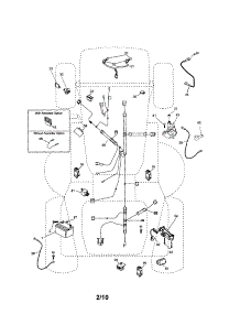 Electrical parts for Craftsman Front-Engine Lawn Tractor 917254170 from AppliancePartsPros.com