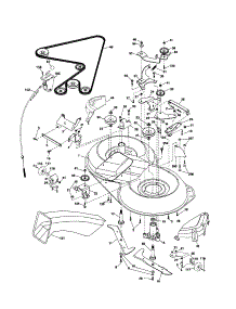 Mower parts for Craftsman Front-Engine Lawn Tractor 917254170 from AppliancePartsPros.com
