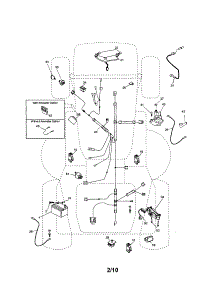 Electrical parts for Craftsman Front-Engine Lawn Tractor 917254180 from AppliancePartsPros.com