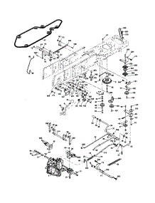 Drive parts for Craftsman Front-Engine Lawn Tractor 917254180 from AppliancePartsPros.com