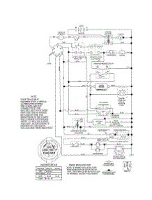 Schematic Diagram parts for Craftsman Front-Engine Lawn Tractor 917254180 from AppliancePartsPros.com
