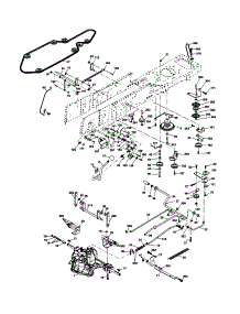 Drive parts for Craftsman Front-Engine Lawn Tractor 917254182 from AppliancePartsPros.com