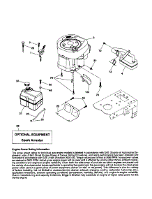 Engine parts for Craftsman Front-Engine Lawn Tractor 917254182 from AppliancePartsPros.com