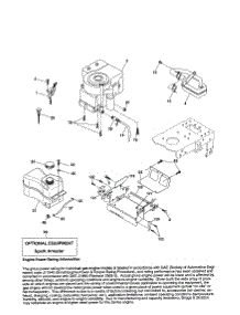Engine parts for Craftsman Front-Engine Lawn Tractor 917254190 from AppliancePartsPros.com