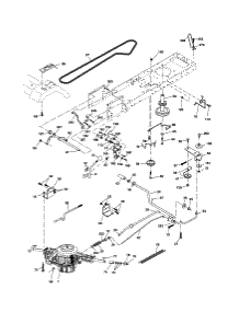 Drive parts for Craftsman Front-Engine Lawn Tractor 917254191 from AppliancePartsPros.com