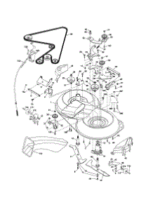 Mower parts for Craftsman Front-Engine Lawn Tractor 917254200 from AppliancePartsPros.com