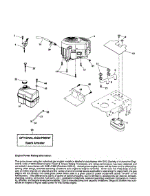 Engine parts for Craftsman Front-Engine Lawn Tractor 917254210 from AppliancePartsPros.com