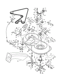 Mower parts for Craftsman Front-Engine Lawn Tractor 917254210 from AppliancePartsPros.com