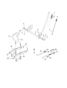 Mower Lift parts for Craftsman Front-Engine Lawn Tractor 917254210 from AppliancePartsPros.com
