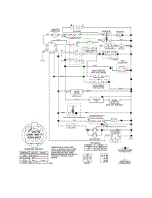 Schematic Diagram parts for Craftsman Front-Engine Lawn Tractor 917254210 from AppliancePartsPros.com