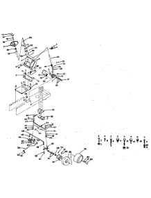 Steering And Front Axle parts for Craftsman Front-Engine Lawn Tractor 917254230 from AppliancePartsPros.com