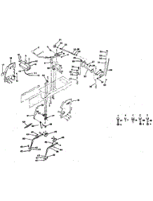 Lift Adjustment parts for Craftsman Front-Engine Lawn Tractor 917254230 from AppliancePartsPros.com