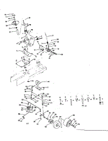 Steering And Front Axle parts for Craftsman Front-Engine Lawn Tractor 917254240 from AppliancePartsPros.com