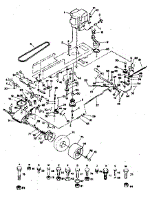 Drive parts for Craftsman Front-Engine Lawn Tractor 917254241 from AppliancePartsPros.com