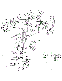 Lift Adjustment parts for Craftsman Front-Engine Lawn Tractor 917254242 from AppliancePartsPros.com