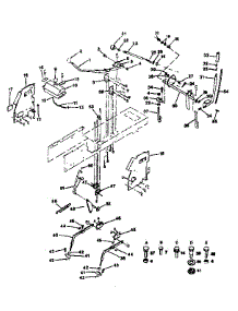 Lift Adjustment parts for Craftsman Front-Engine Lawn Tractor 917254244 from AppliancePartsPros.com