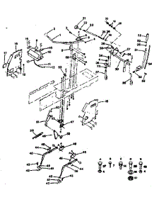Lift Adjustment parts for Craftsman Front-Engine Lawn Tractor 917254245 from AppliancePartsPros.com