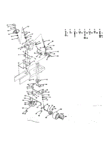 Steering And Front Axle parts for Craftsman Front-Engine Lawn Tractor 917254270 from AppliancePartsPros.com