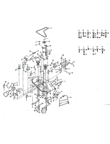 Mower Deck parts for Craftsman Front-Engine Lawn Tractor 917254270 from AppliancePartsPros.com