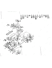 Drive parts for Craftsman Front-Engine Lawn Tractor 917254271 from AppliancePartsPros.com