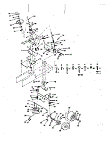 Steerng And Front Axle parts for Craftsman Front-Engine Lawn Tractor 917254271 from AppliancePartsPros.com